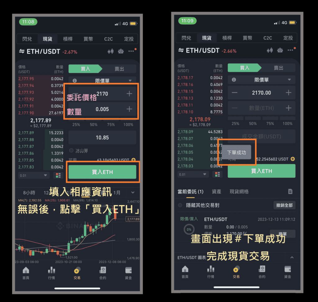 币安怎么设置限价单-币安限价单购买以太坊图文教学 - 创想鸟