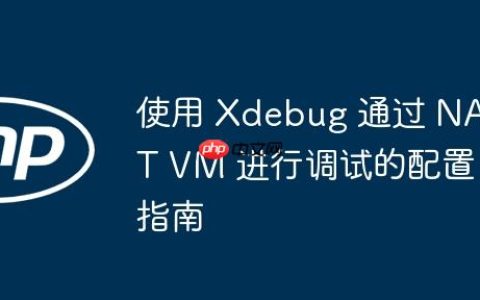 使用 Xdebug 通过 NAT VM 进行调试的配置指南