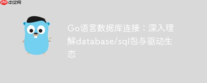 Go语言数据库连接:深入理解database/sql包与驱动生态