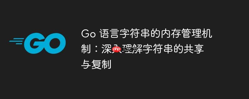 go 语言字符串的内存管理机制:深入理解字符串的共享与复制