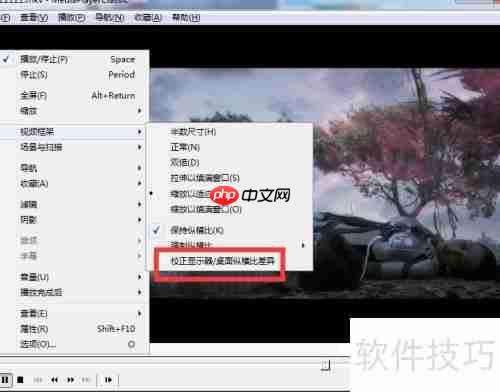 暴风影霸显示器校正教程