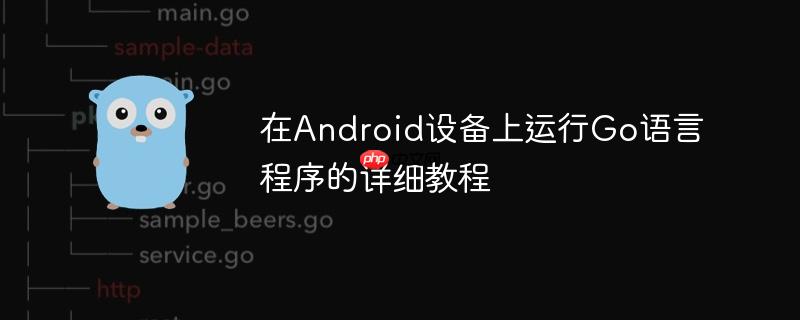 在Android设备上运行Go语言程序的详细教程