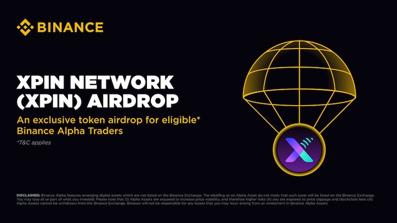 Alpha将上线XPIN Network(XPIN),向符合条件的用户发放80,000个XPIN空投 - 创想鸟