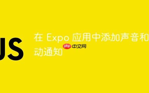 在 Expo 应用中添加声音和震动通知