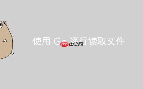 使用 Go 逐行读取文件