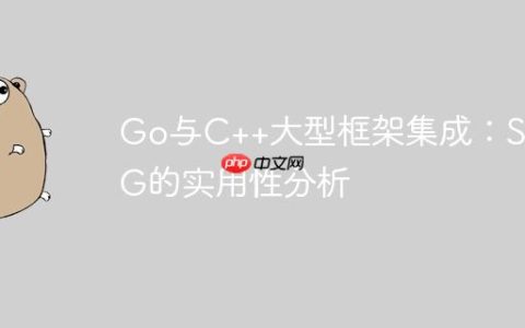 Go与C++大型框架集成：SWIG的实用性分析