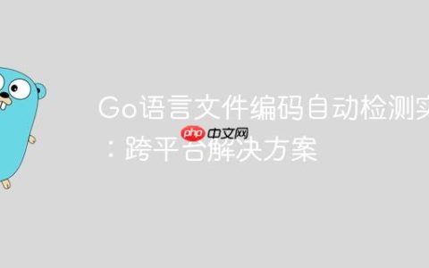 Go语言文件编码自动检测实践：跨平台解决方案