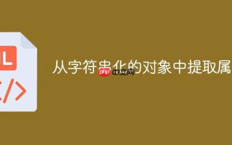 从字符串化的对象中提取属性