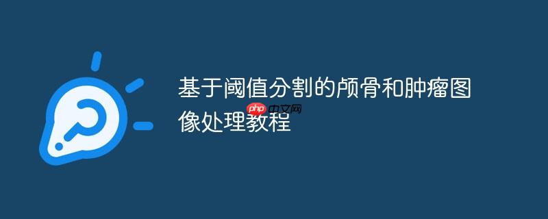基于阈值分割的颅骨和肿瘤图像处理教程