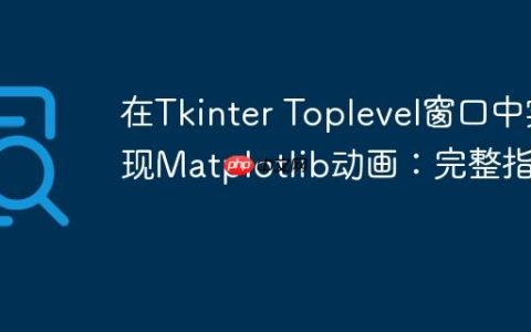 在Tkinter Toplevel窗口中实现Matplotlib动画：完整指南