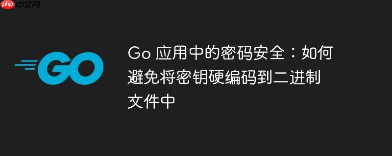 go 应用中的密码安全:如何避免将密钥硬编码到二进制文件中