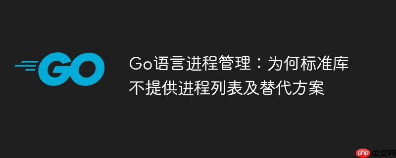 Go语言进程管理：为何标准库不提供进程列表及替代方案