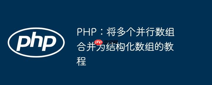PHP:将多个并行数组合并为结构化数组的教程
