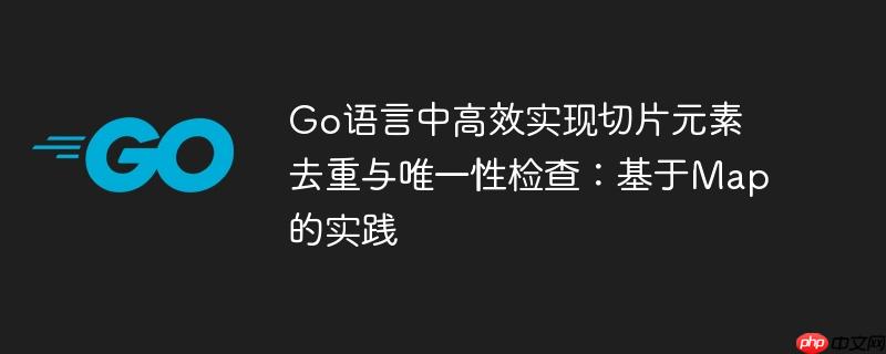 Go语言中高效实现切片元素去重与唯一性检查:基于Map的实践