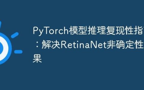 PyTorch模型推理复现性指南：解决RetinaNet非确定性结果