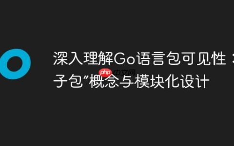 深入理解Go语言包可见性：无“子包”概念与模块化设计