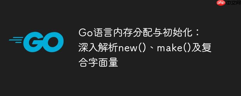Go语言内存分配与初始化:深入解析new()、make()及复合字面量