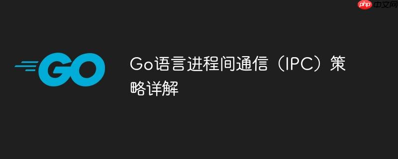 Go语言进程间通信(IPC)策略详解