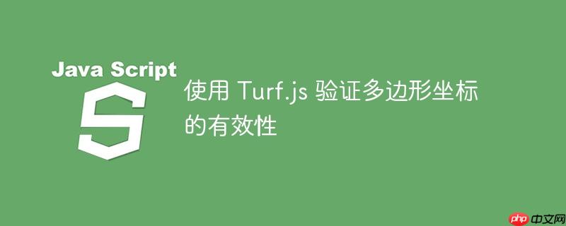 使用 turf.js 验证多边形坐标的有效性