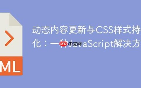 动态内容更新与CSS样式持久化：一种JavaScript解决方案