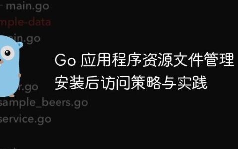 Go 应用程序资源文件管理：安装后访问策略与实践