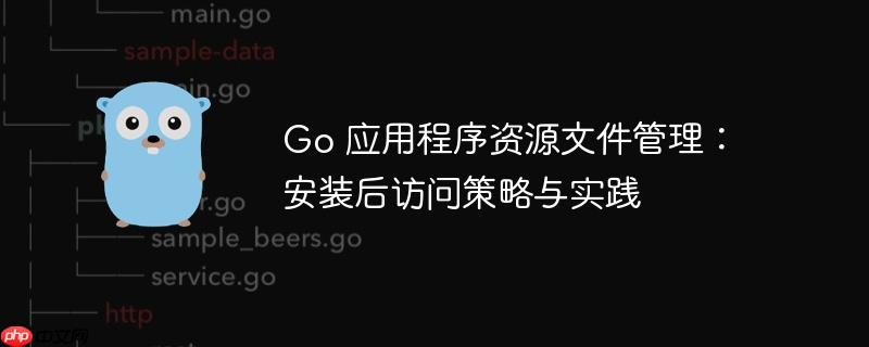 Go 应用程序资源文件管理:安装后访问策略与实践