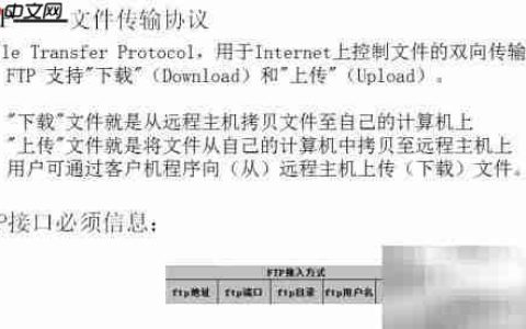 网管接口简介