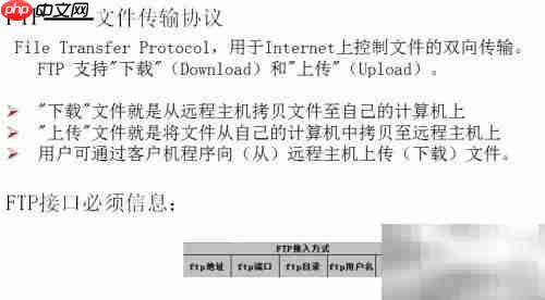 网管接口简介