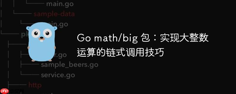 Go math/big 包:实现大整数运算的链式调用技巧