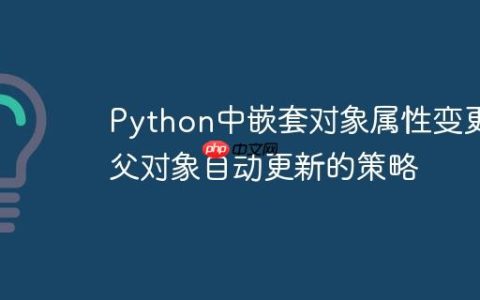 Python中嵌套对象属性变更时父对象自动更新的策略