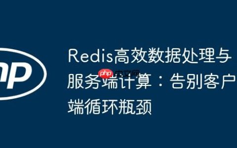 Redis高效数据处理与服务端计算：告别客户端循环瓶颈