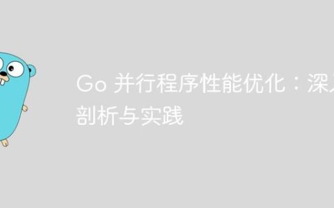 Go 并行程序性能优化：深入剖析与实践