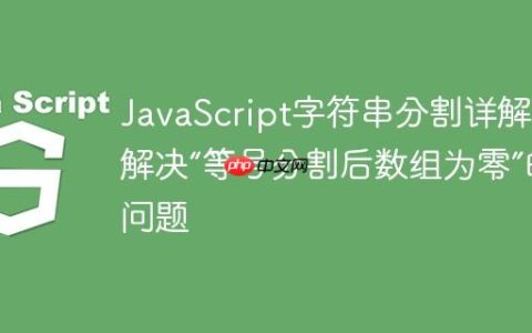 JavaScript字符串分割详解：解决“等号分割后数组为零”的问题