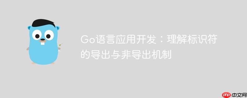 Go语言应用开发:理解标识符的导出与非导出机制