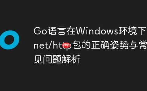 Go语言在Windows环境下导入net/http包的正确姿势与常见问题解析