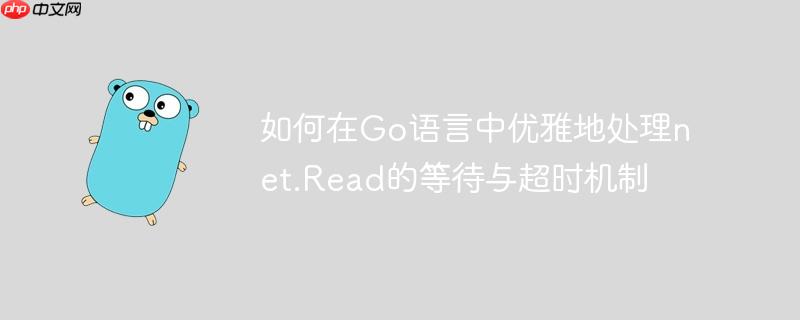 如何在go语言中优雅地处理net.read的等待与超时机制