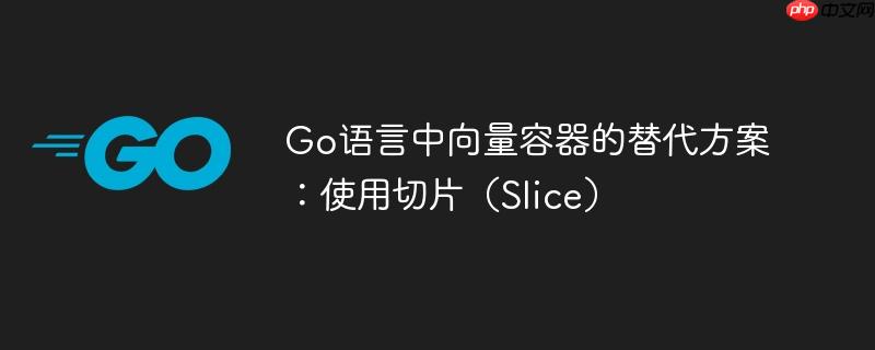 go语言中向量容器的替代方案:使用切片(slice)