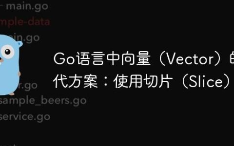 Go语言中向量（Vector）的替代方案：使用切片（Slice）