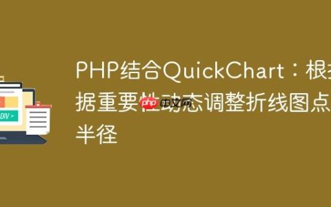 PHP结合QuickChart：根据数据重要性动态调整折线图点半径