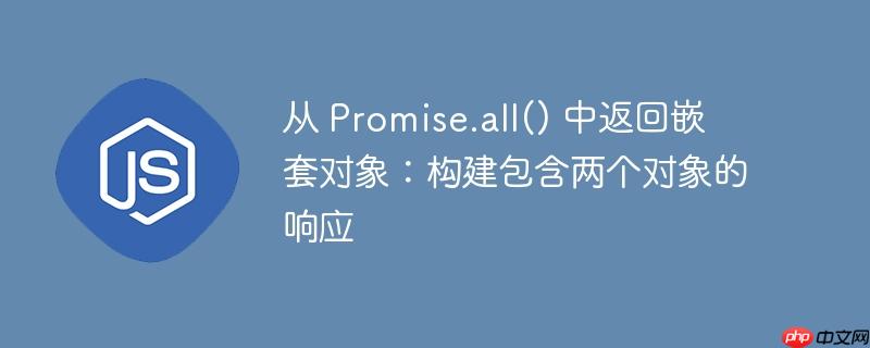 从 promise.all() 中返回嵌套对象:构建包含两个对象的响应