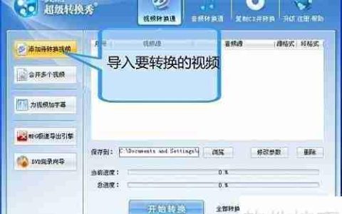 AVI转F4V：快速转换方法