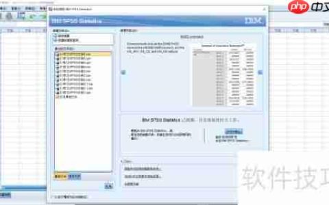 SPSS软件入门简介
