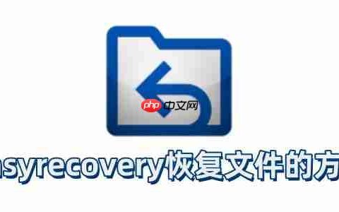 easyrecovery怎么恢复文件？easyrecovery恢复文件的方法