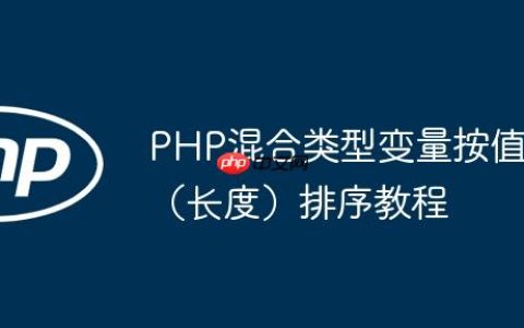 PHP混合类型变量按值（长度）排序教程