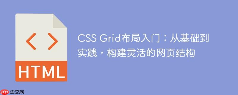 CSS Grid布局入门:从基础到实践,构建灵活的网页结构