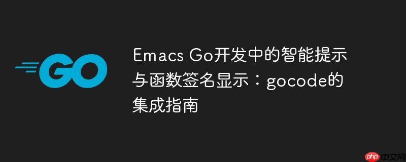 Emacs Go开发中的智能提示与函数签名显示:gocode的集成指南