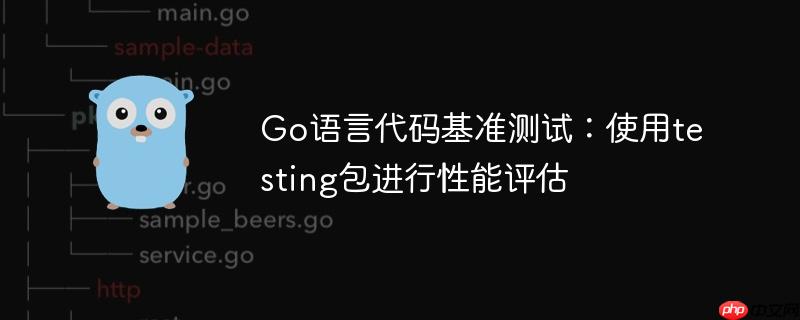 Go语言代码基准测试：使用testing包进行性能评估