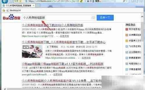 个人所得税电脑版下载指南