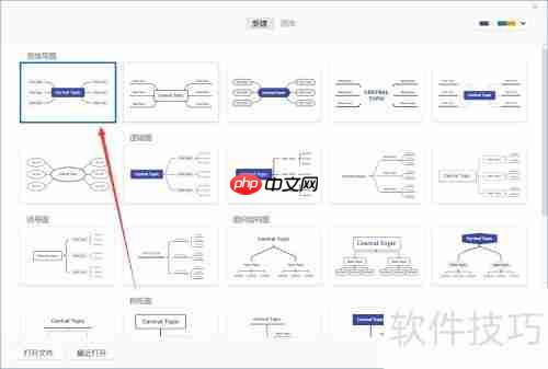 Xmind创建思维导图教程