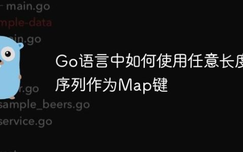 Go语言中如何使用任意长度序列作为Map键
